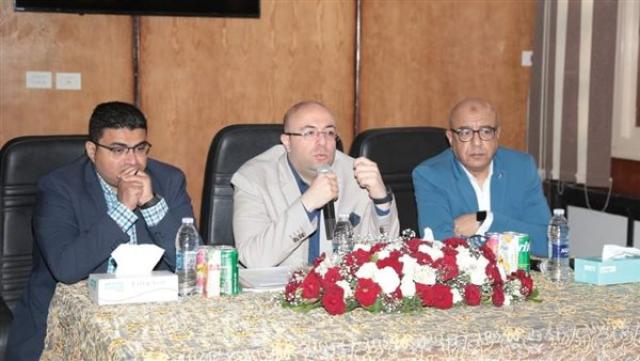 محافظ بني سويف ونائبه ووكيل وزارة الصحة