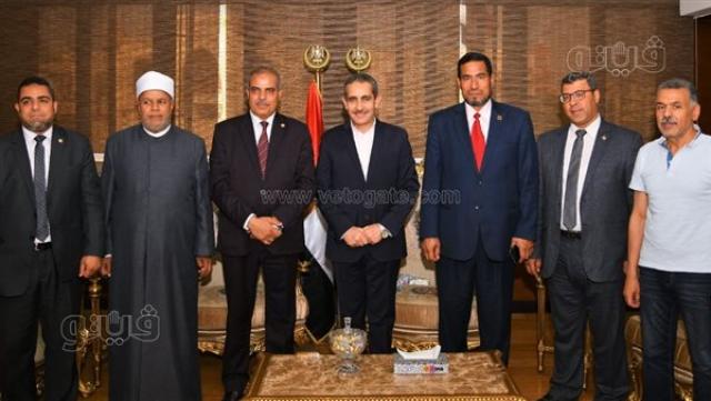 محافظ الغربية ورئيس جامعة الأزهر