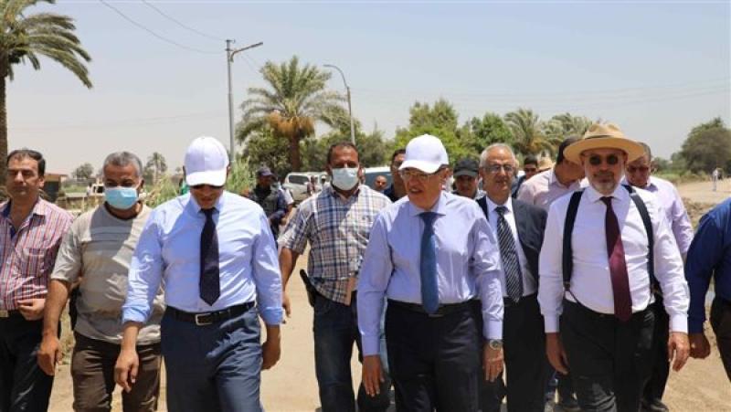 محافظ المنيا والسفير الإيطالي