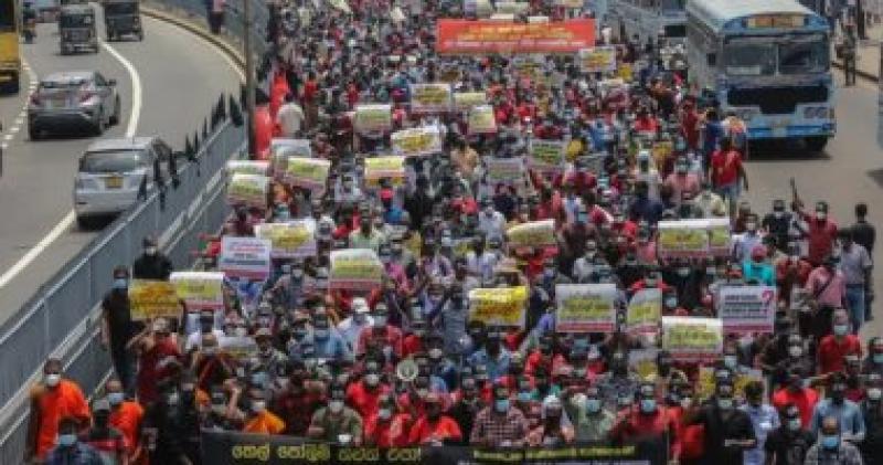 تظاهرات في سريلانكا للمطالبة بحل البرلمان 