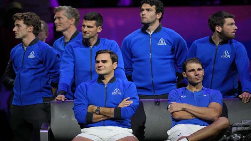 بكاء نادال وفيدرر