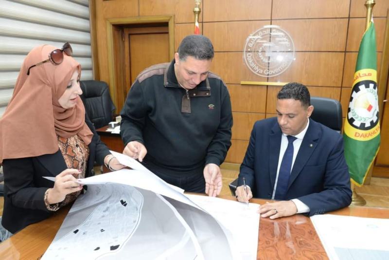 محافظ الدقهلية يعتمد المخطط العمرانى