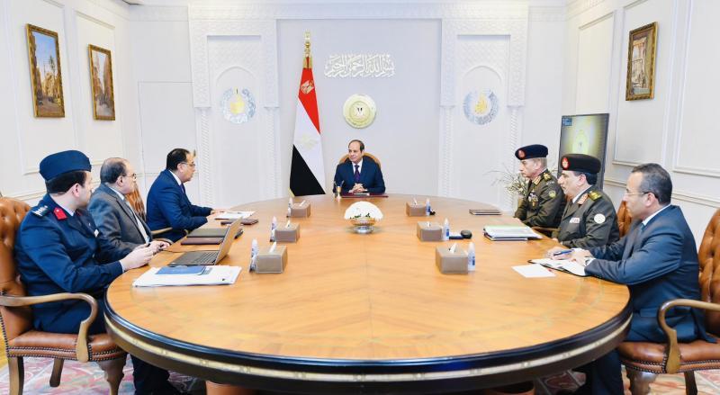 اجتماع الرئيس السيسي لمتابعة مشروع
