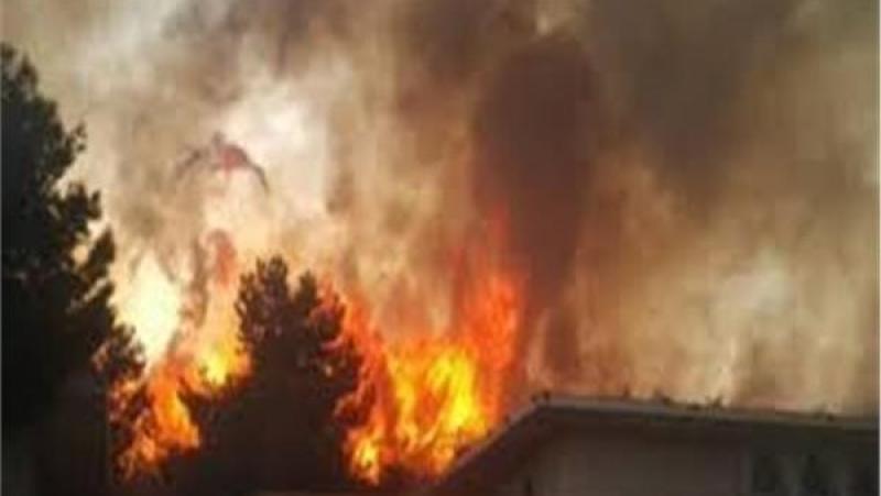 حريق شقة سكنية