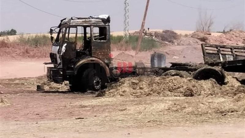 السيارة المتفحمه