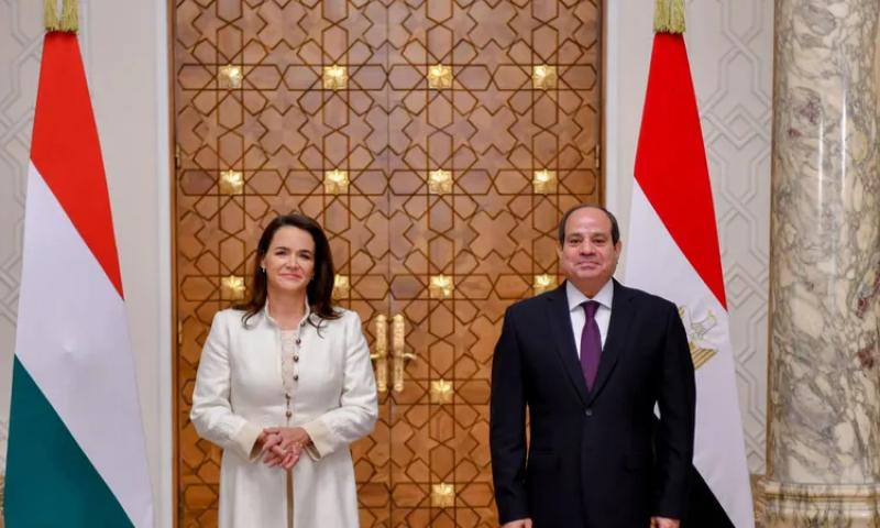 الرئيس السيسي ورئيسة المجر