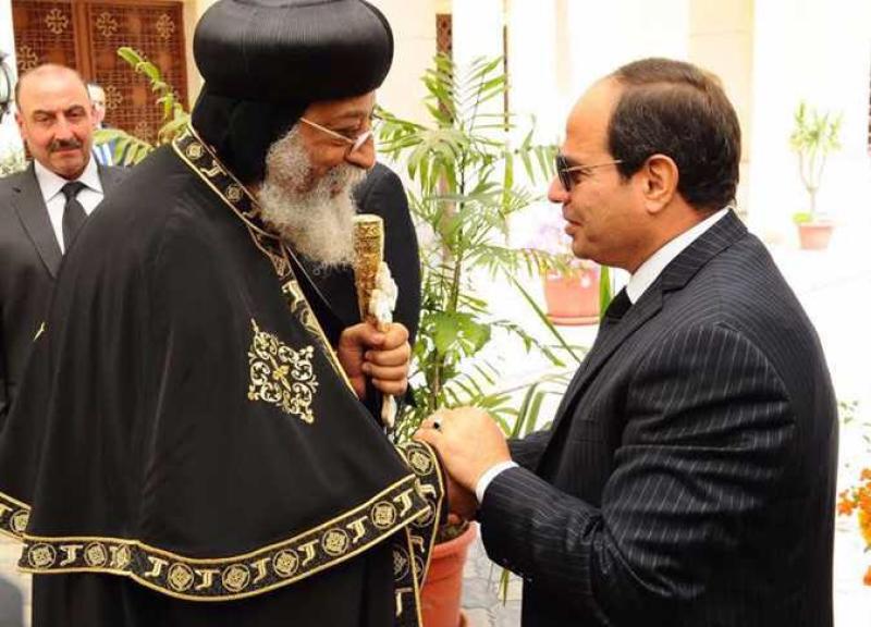 الرئيس السيسى و البابا تواضروس