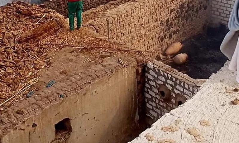 حريق 25 منزلا في أسيوط