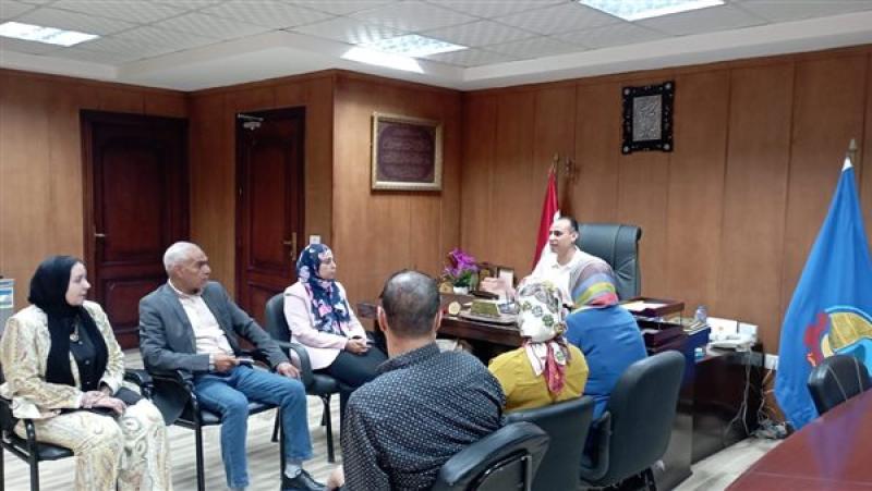 جانب من اجتماع محافظة البحيرة