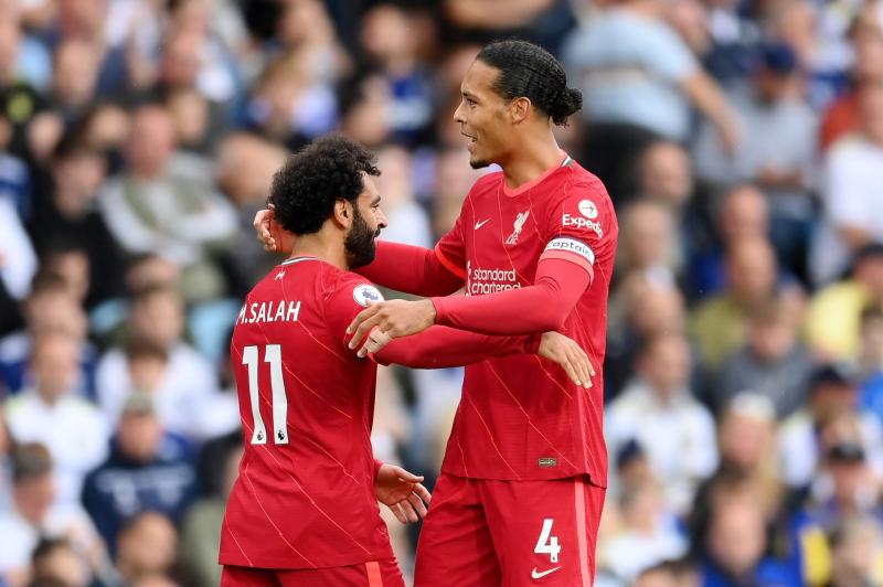 فان دايك ومحمد صلاح