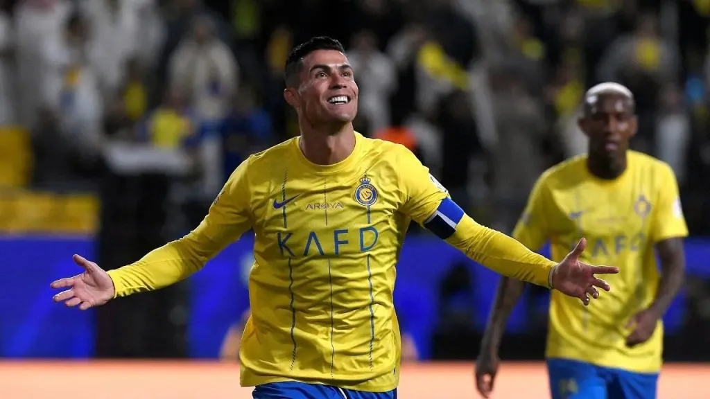 رونالدو في مباراة نادي النصر