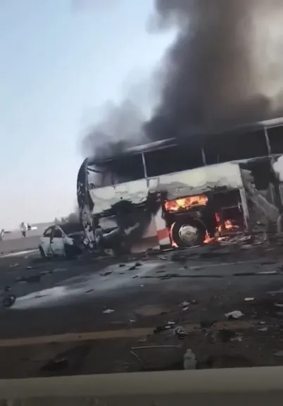 حادثة طريق القاهرة – الإسكندرية الصحراوي اليوم