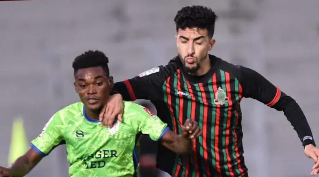مباراة الجيش الملكي والمغرب التطواني
