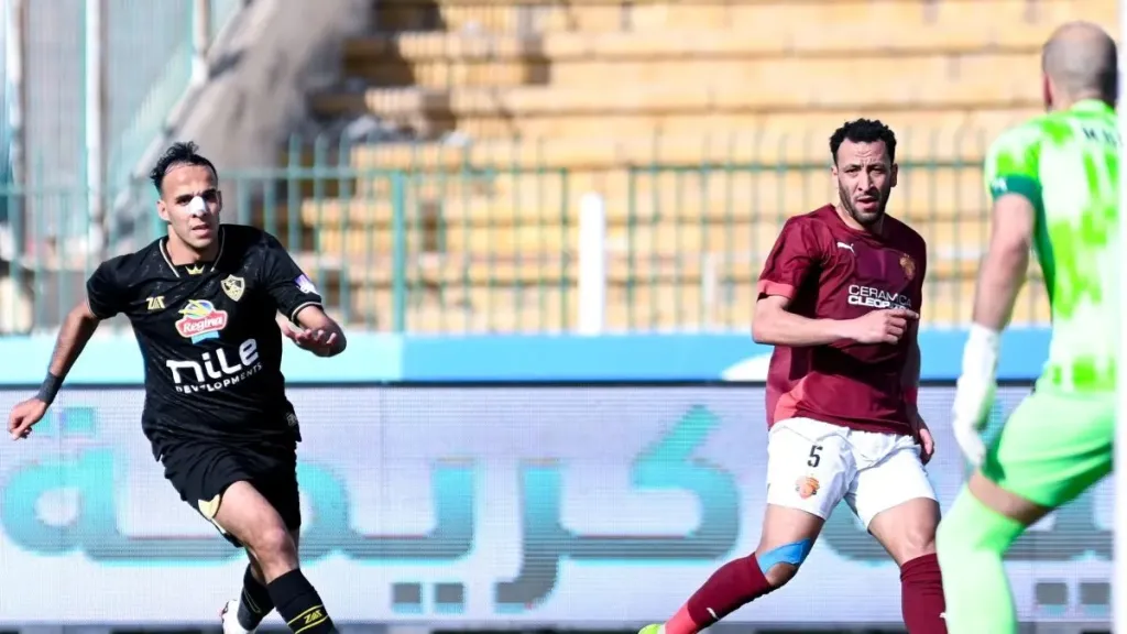 مباراة الزمالك وسيراميكا