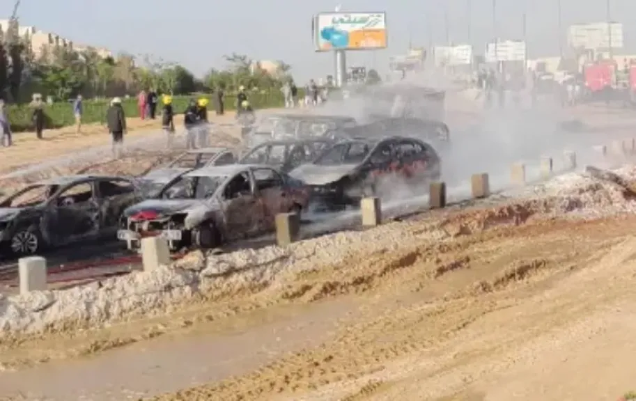 انفجار خط غاز الواحات