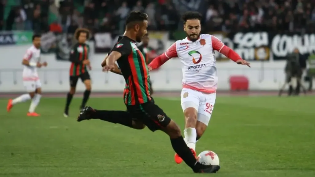 مباراة الجيش الملكي وحسنية أكادير