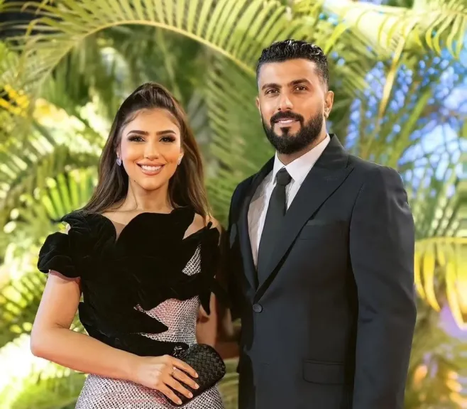 المخرج محمد سامي وزوجته الفنانة مي عمر