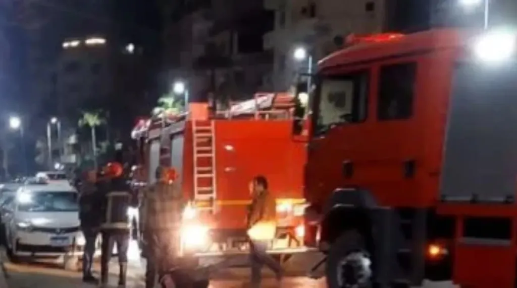 حريق في إمبابة