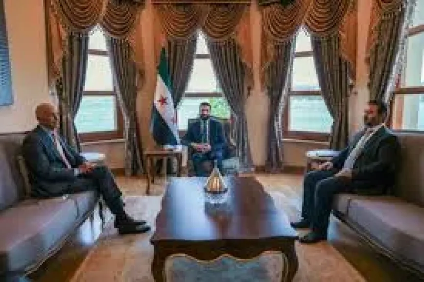 الشرع مع المبعوث الأمريكي