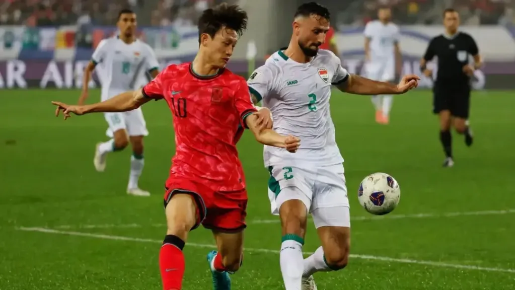 مباراة العراق وكوريا الجنوبية