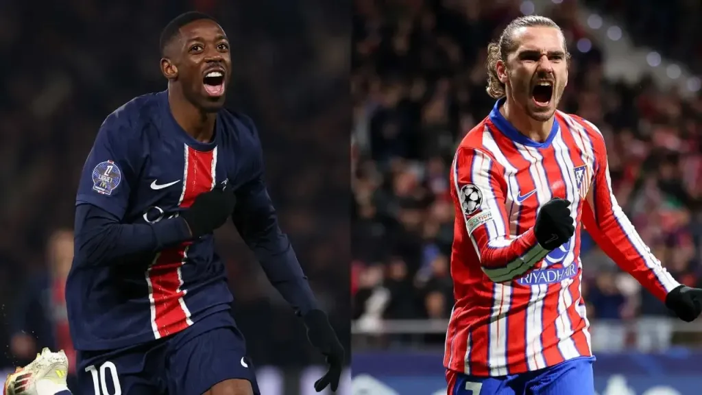 مباراة أتليتكو مدريد وباريس سان جيرمان