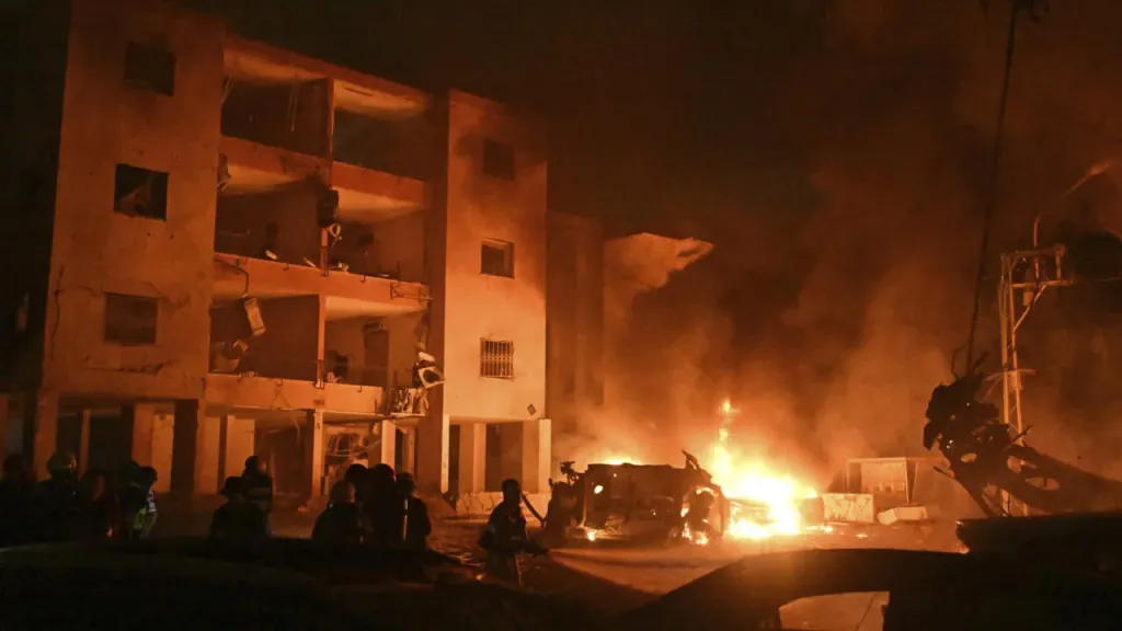 قصف في طهران