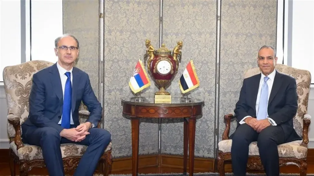 وزير الخارجية المصري ورئيس وزراء صربيا