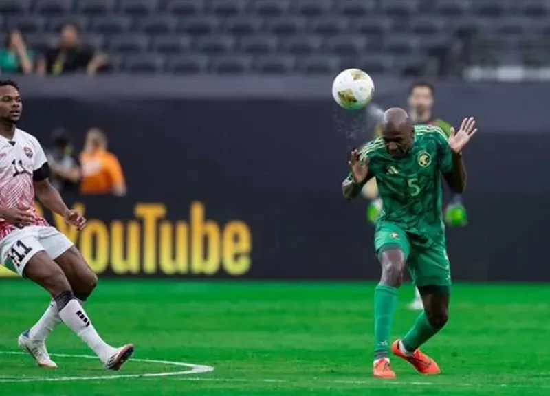 مباراة لمنتخب السعودية