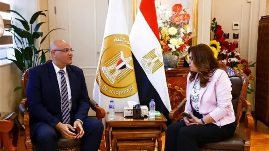 وزيرة التنمية ومحافظ القليوبية