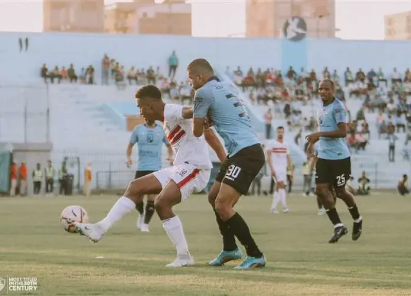 مباراة الزمالك ضد غزل المحلة
