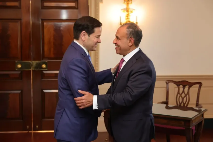 وزير الخارجية المصري ونظيره الأمريكي